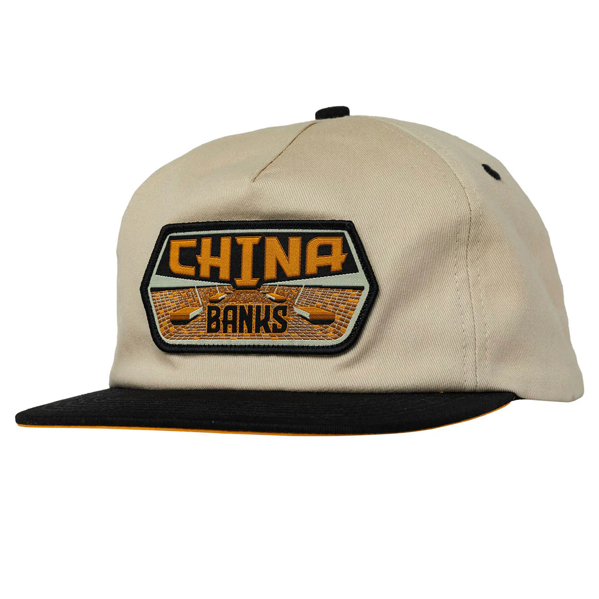 Real - China Banks Snapback Tan/Black
