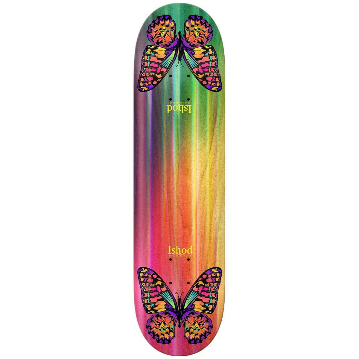 Real - Ishod Wair Rainbow Monarch Twin 8.5 Skateboard Deck
