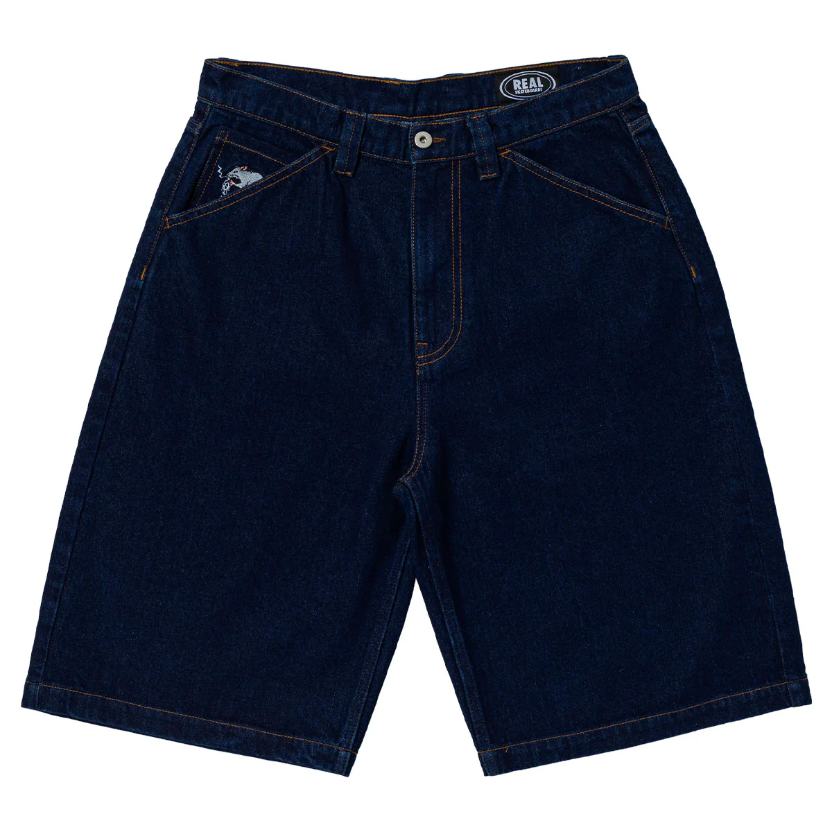 Real - Steet Cleaner Denim Shorts Dark Wash