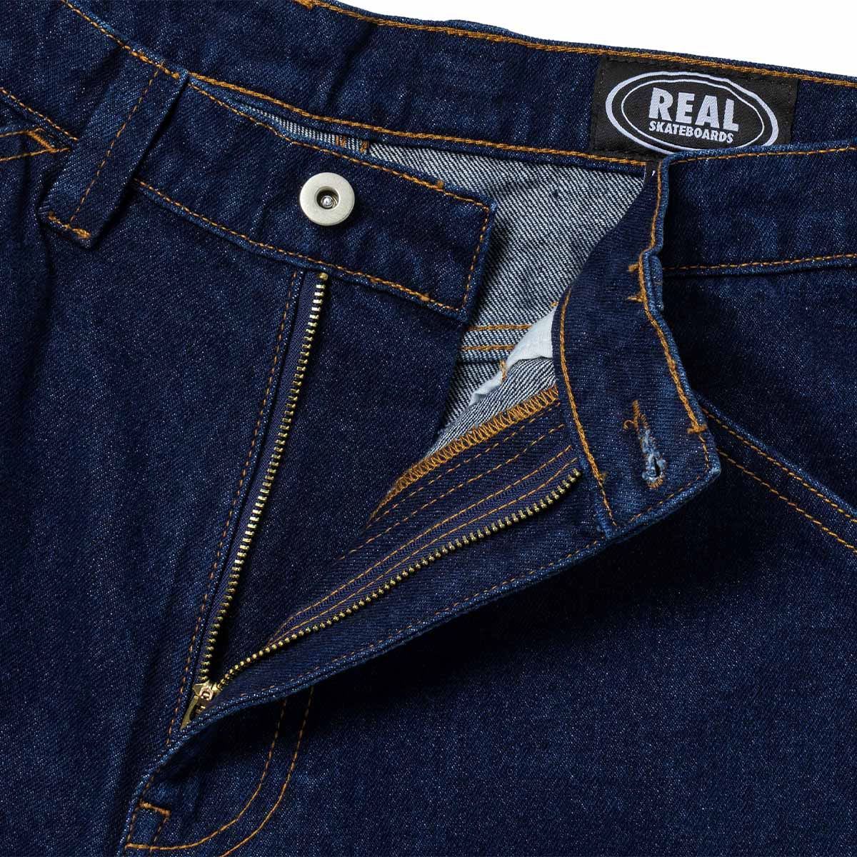 Real - Steet Cleaner Denim Shorts Dark Wash - Image 3