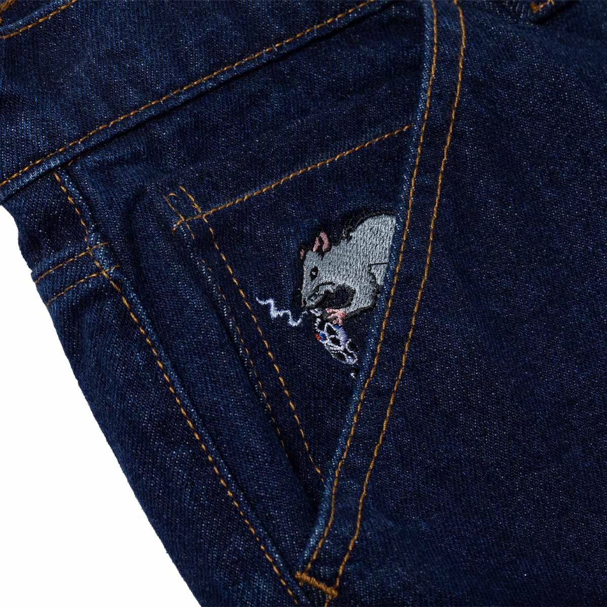 Real - Steet Cleaner Denim Shorts Dark Wash - Image 4