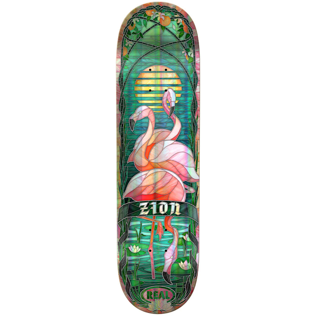 Real - Zion Wright Holo Cathedral ER 8.38 Skateboard Deck