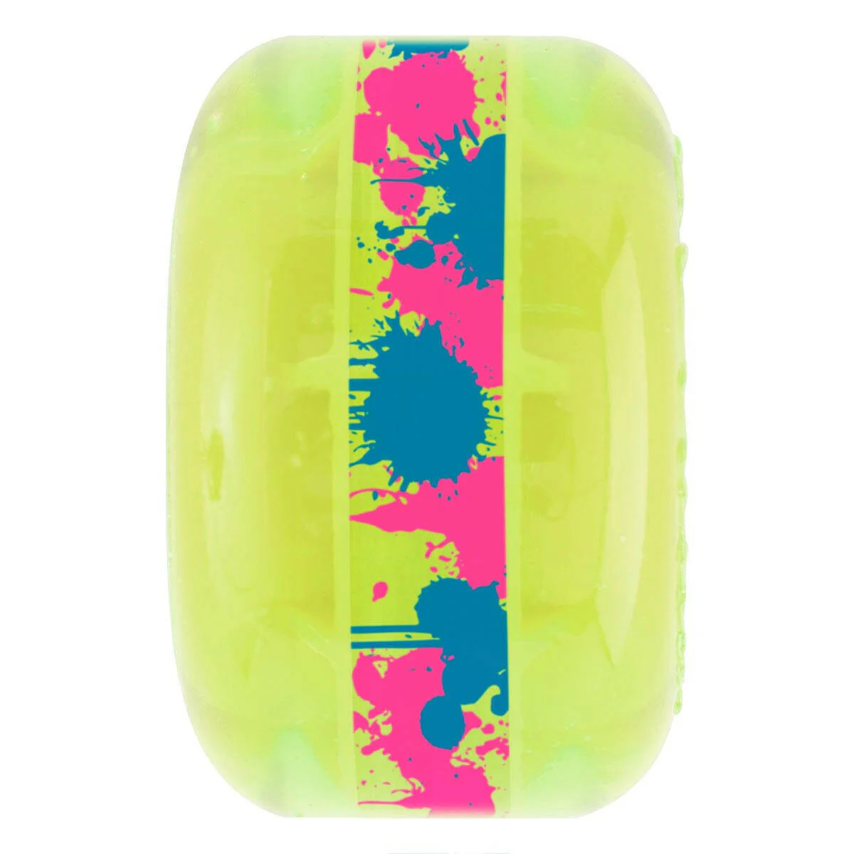Ricta - Clear Splatter Clouds Camo Yellow 54MM 78A Skateboard Wheels - Image 3