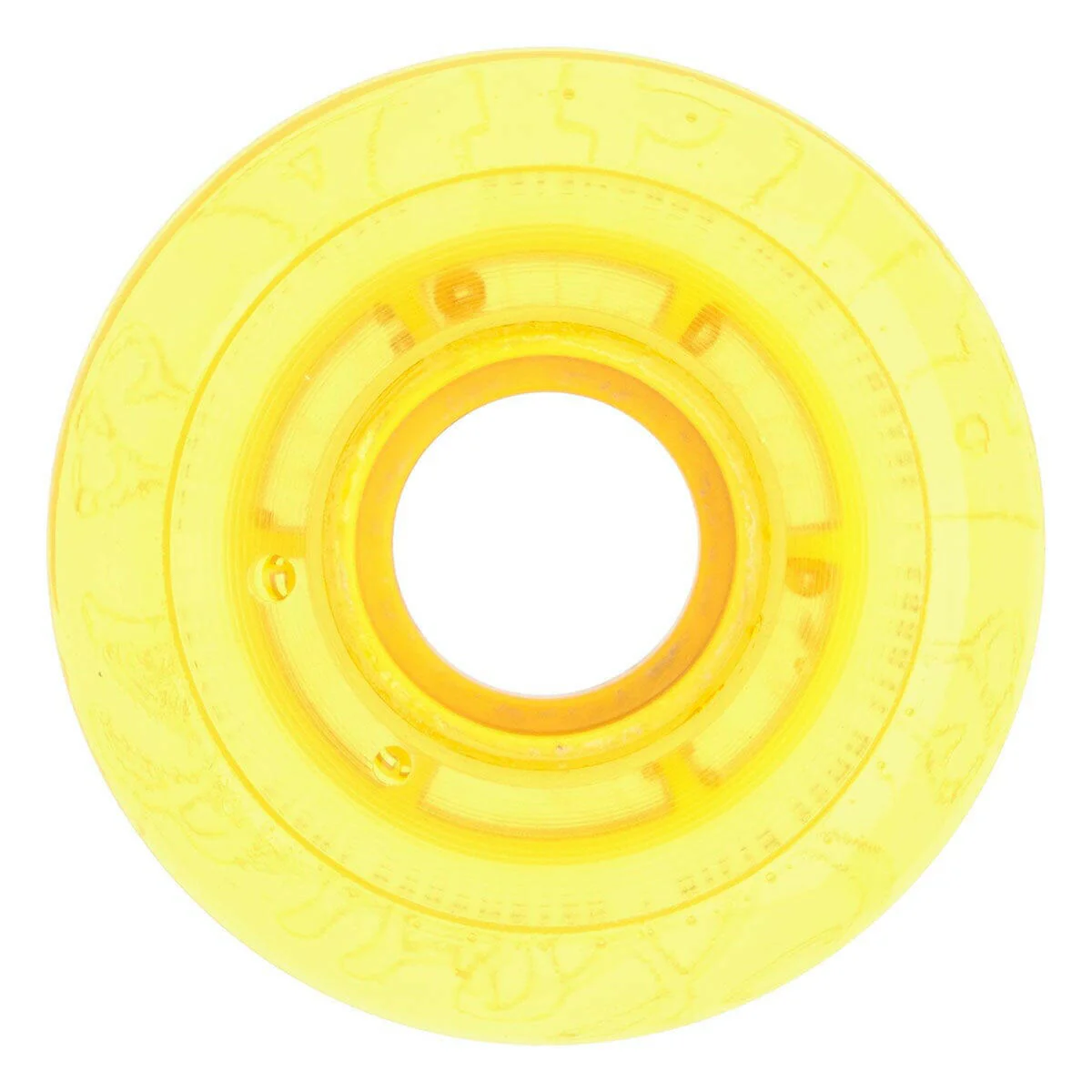 Ricta - Hi Vis Clouds Yellow 56MM 78A Skateboard Wheels - Image 2
