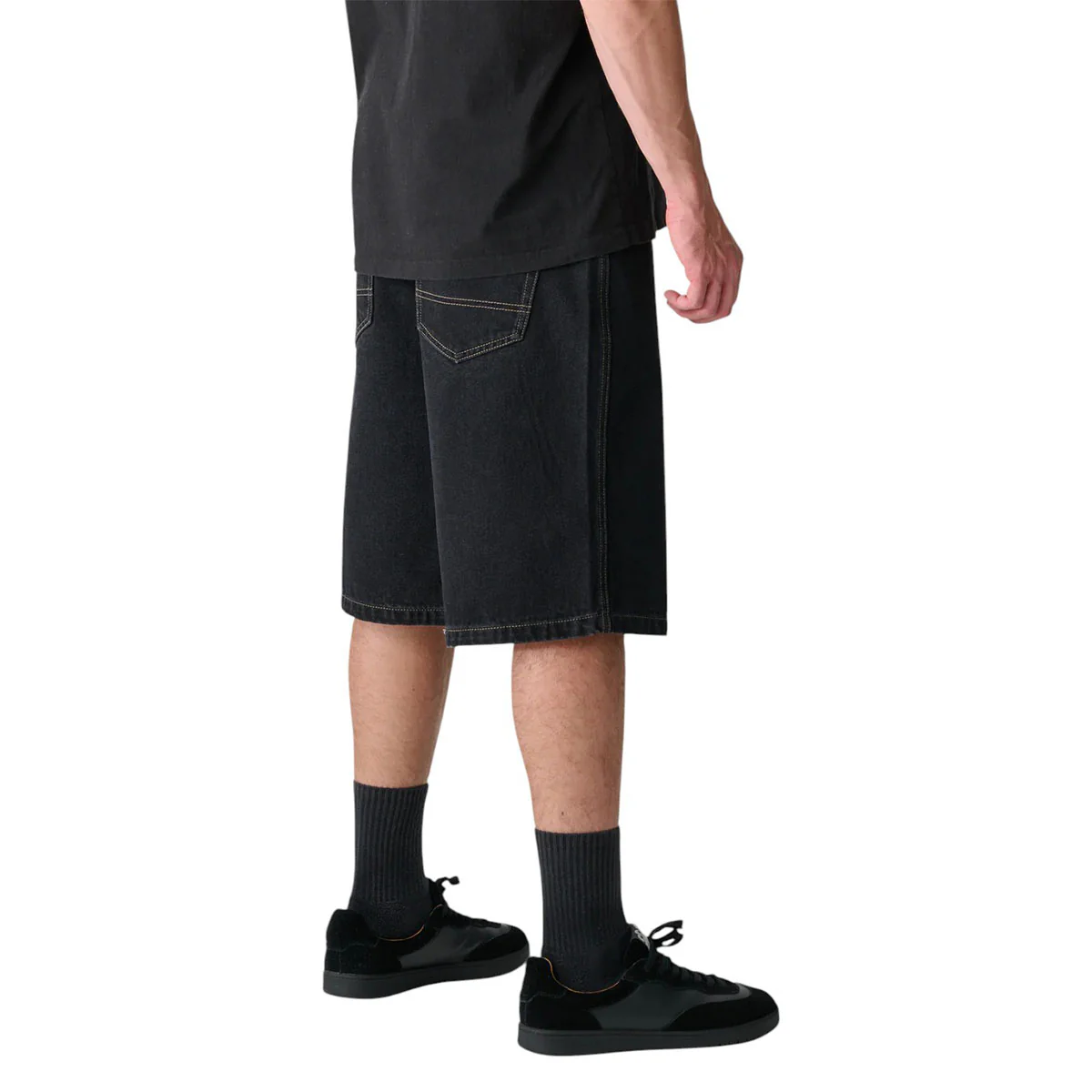 S/Double - Denim Standard Shorts Black Rinse - Image 4