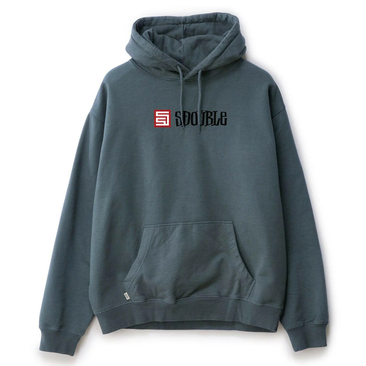 S/Double - S-Cube Block Hoodie Marine Blue