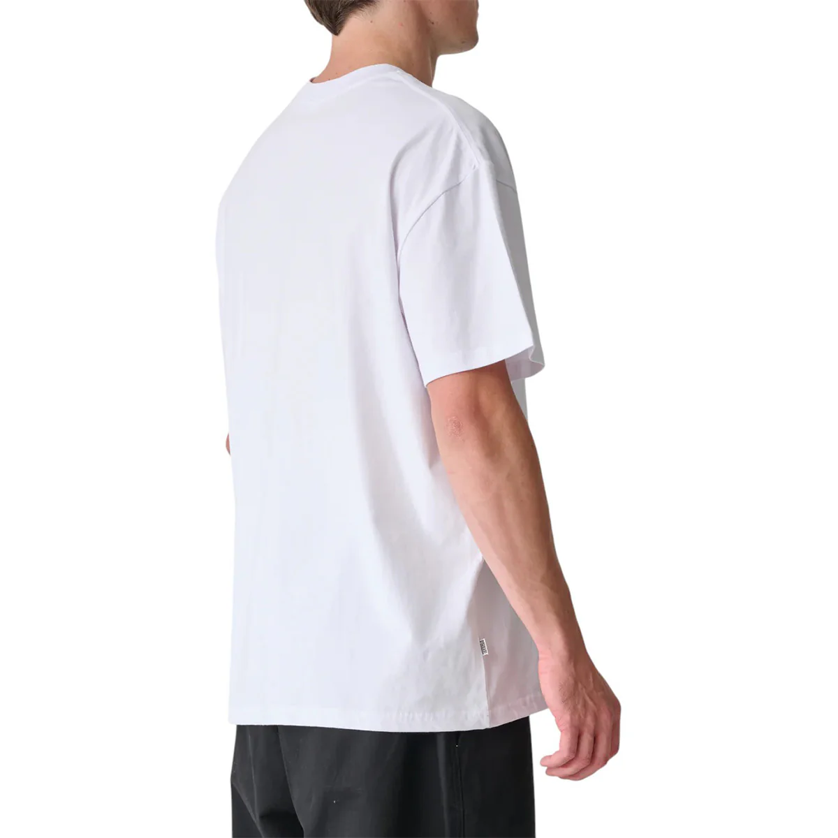 S/Double - S Cube Mid Block Tee White - Image 4