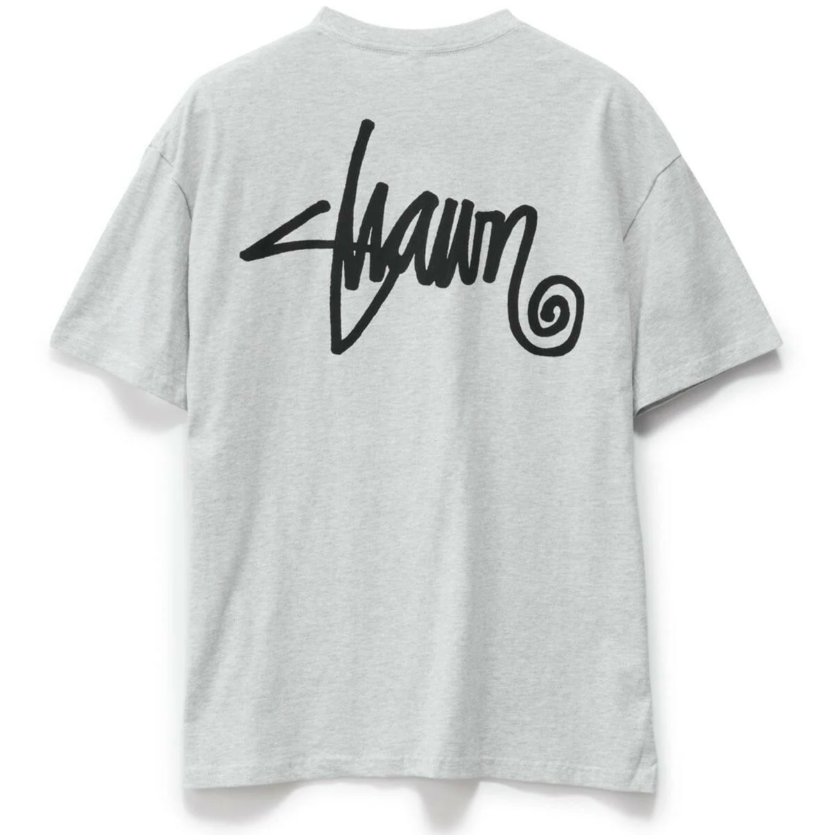 S/Double - Shawn Script Tee Grey Heather - Image 2