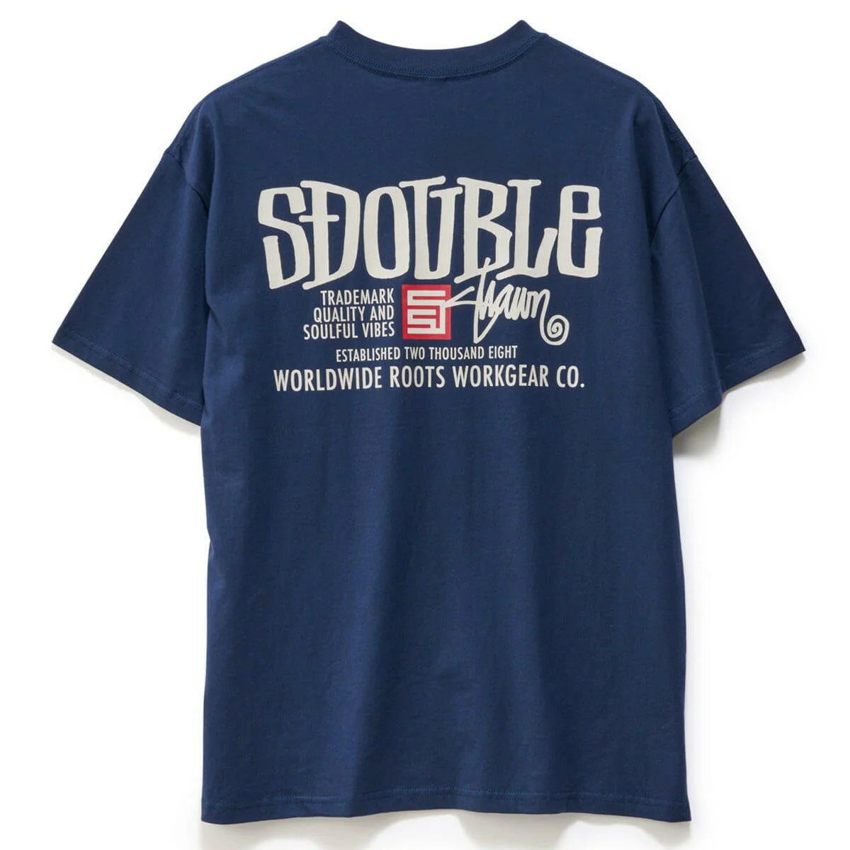S/Double - Workgear Tee Navy - Image 2
