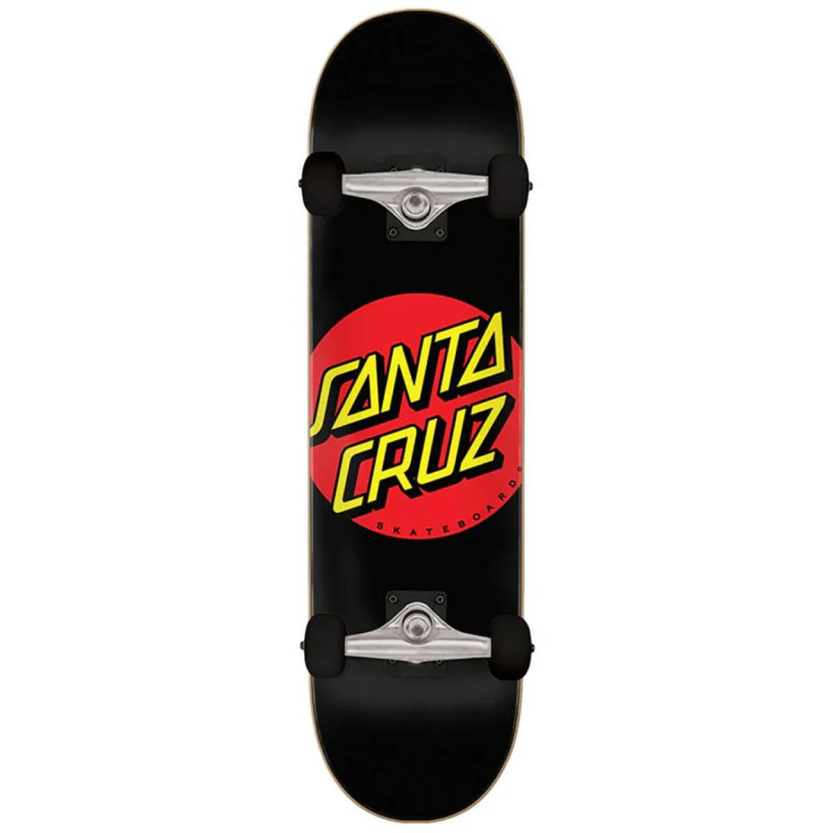 Santa Cruz - Classic Dot Black 8.0 Complete Skateboard