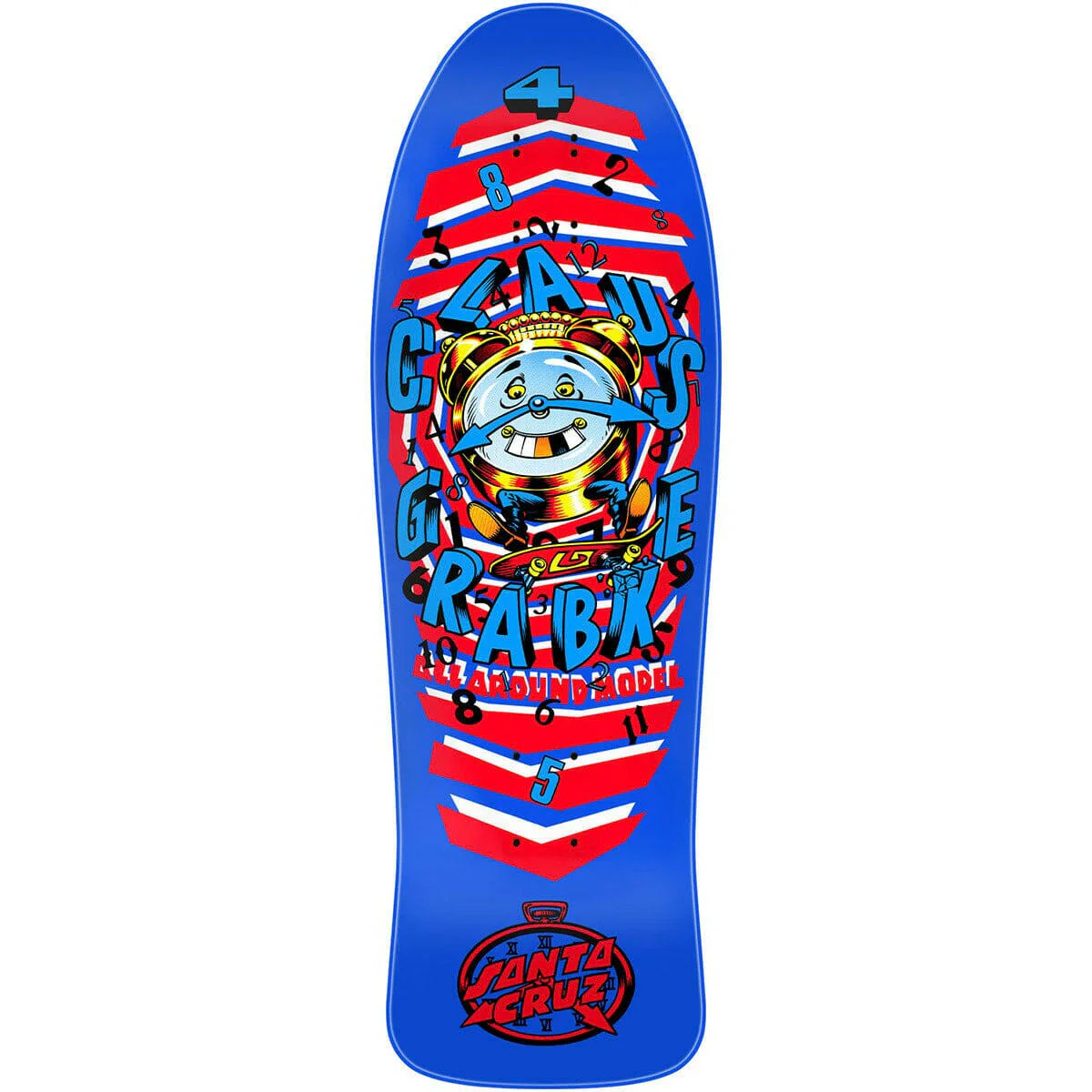 Santa Cruz - Claus Grabke All Around 9.89 Reissue Skateboard Deck