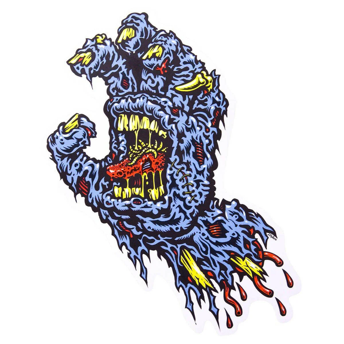 Santa Cruz - Decaying Hand 3" Sticker