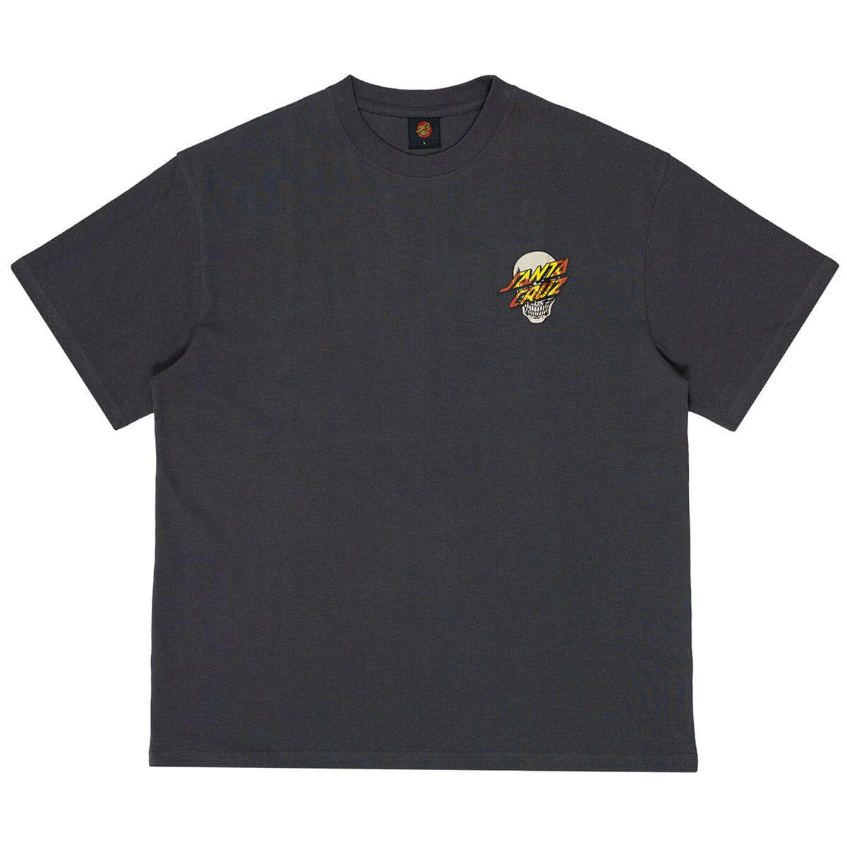 Santa Cruz - Dressen Rose Crew Three Tee Washed Black - Image 2