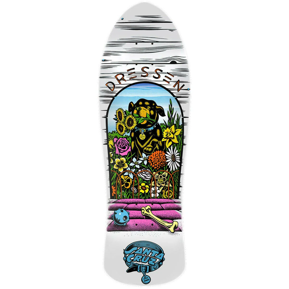 Santa Cruz - Eric Dressen Pup 9.5 Reissue Skateboard Deck