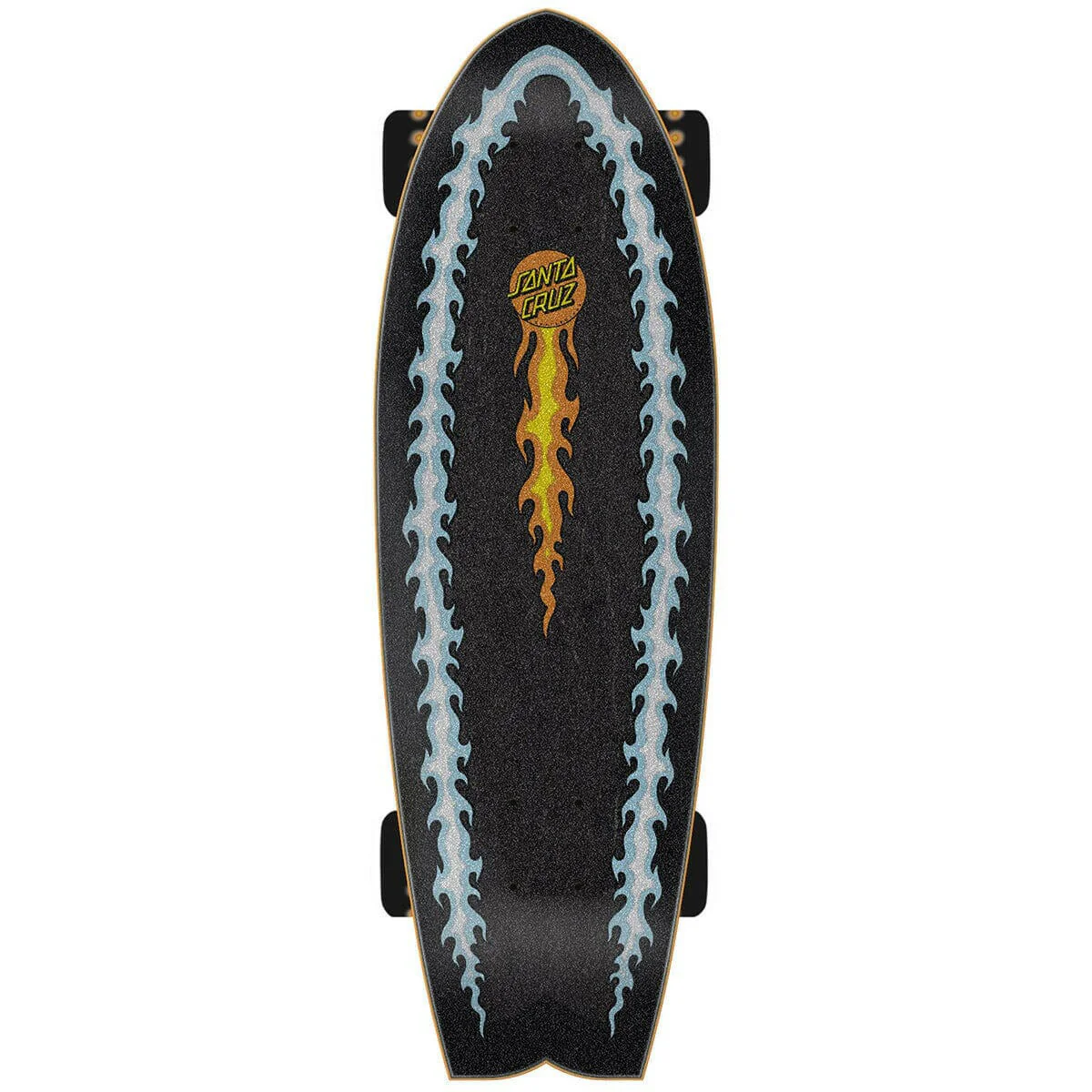 Santa Cruz - Flaming Dice Dot Cruiser 8.81 Complete Skateboard - Image 2