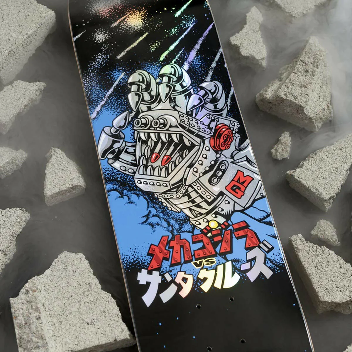Santa Cruz - Godzilla Mecha Hand 8.0 Skateboard Deck - Image 3