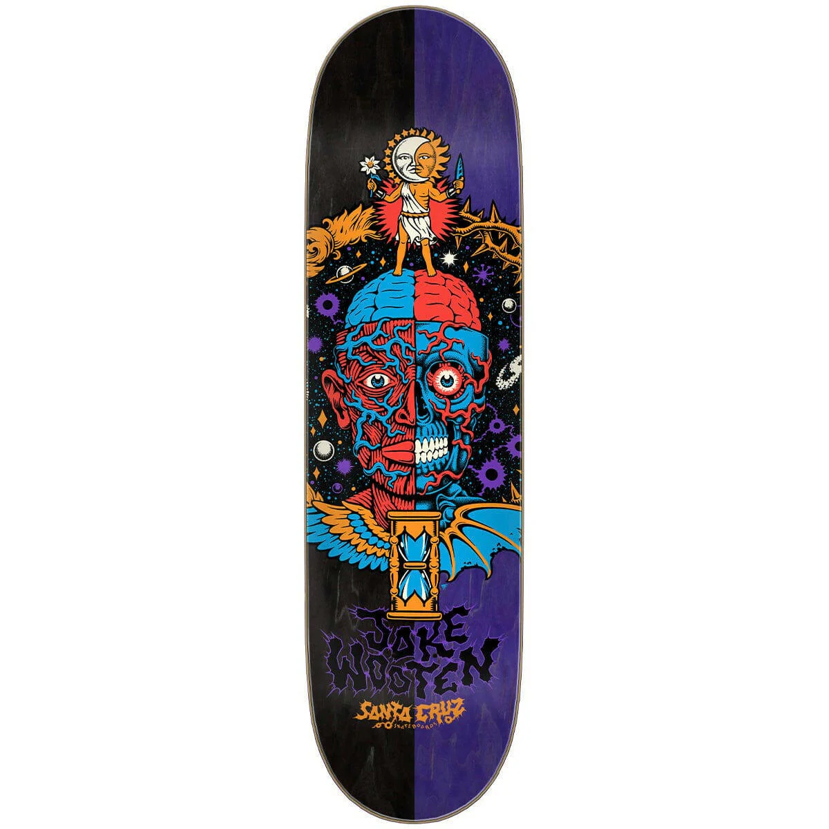 Santa Cruz - Jake Wooten Crest VX 8.5 Skateboard Deck