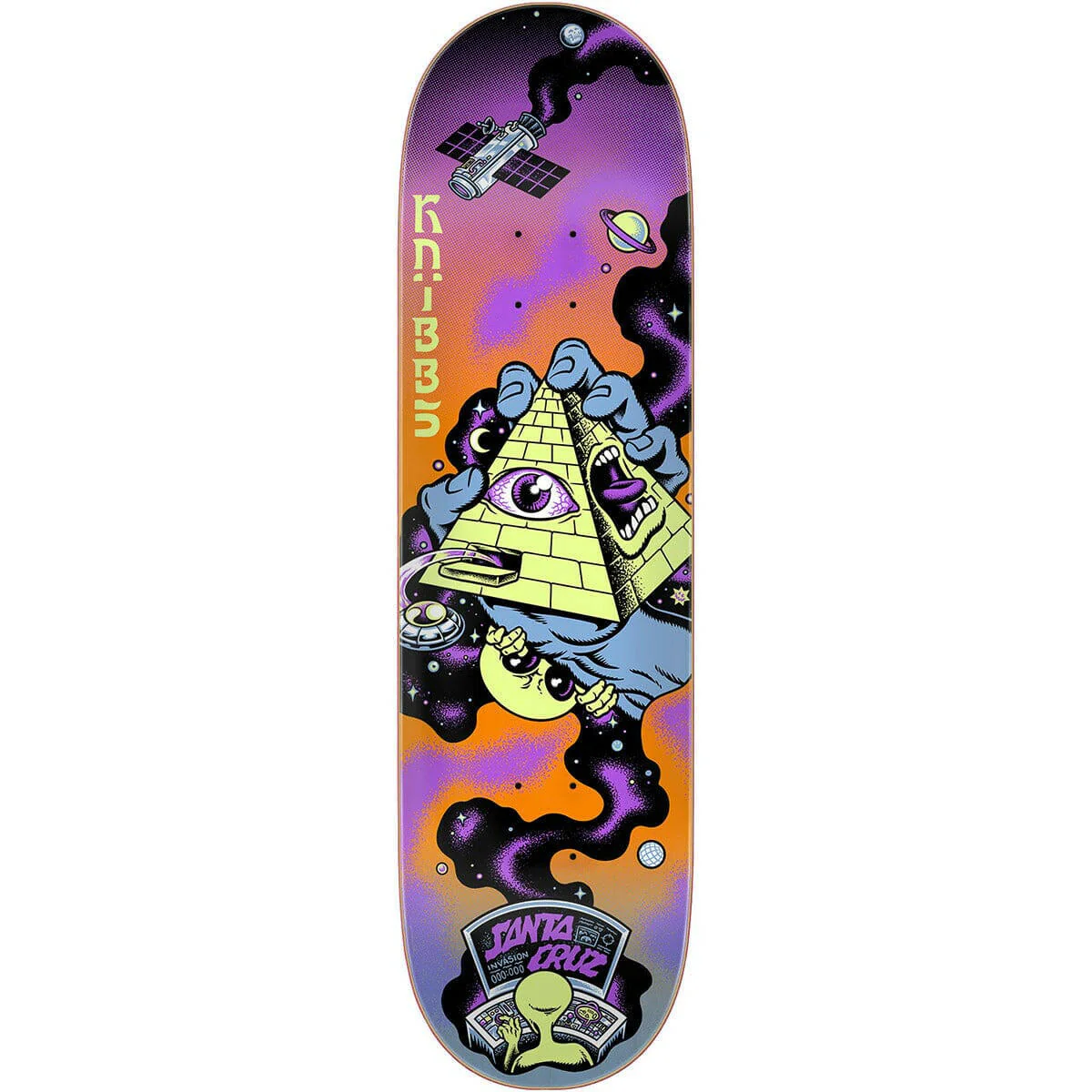 Santa Cruz - Jereme Knibbs Invasion Hand 8.5 Skateboard Deck