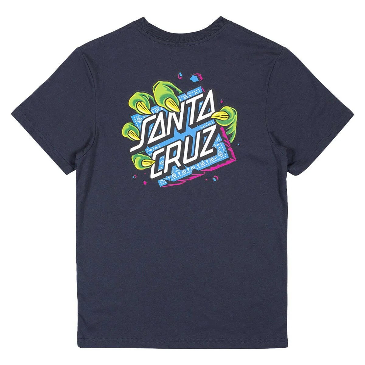 Santa Cruz - Johnson Beast Dot Stack Youth Tee Navy