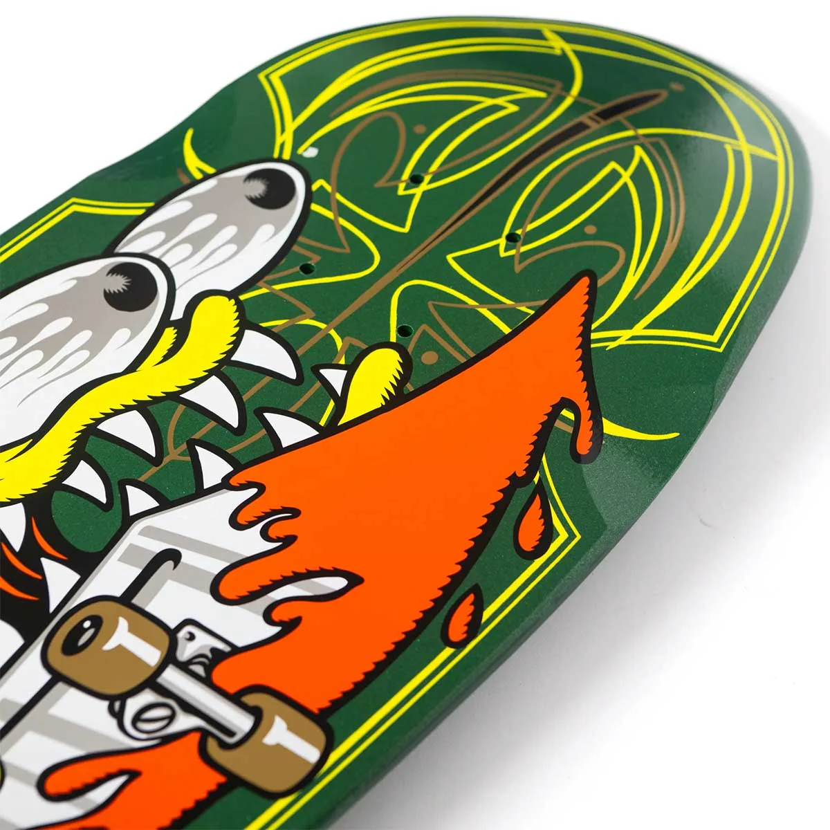 Santa Cruz - Keith Meek Pinstripe Slasher Green 9.23 Skateboard Deck - Image 3