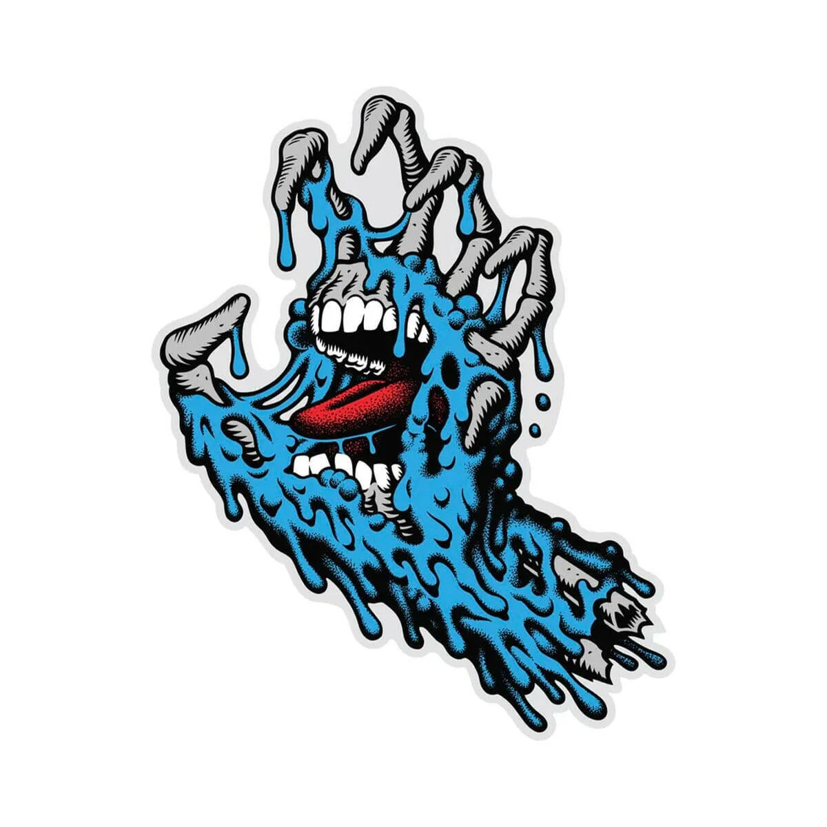 Santa Cruz - Melting Hand 4" Sticker