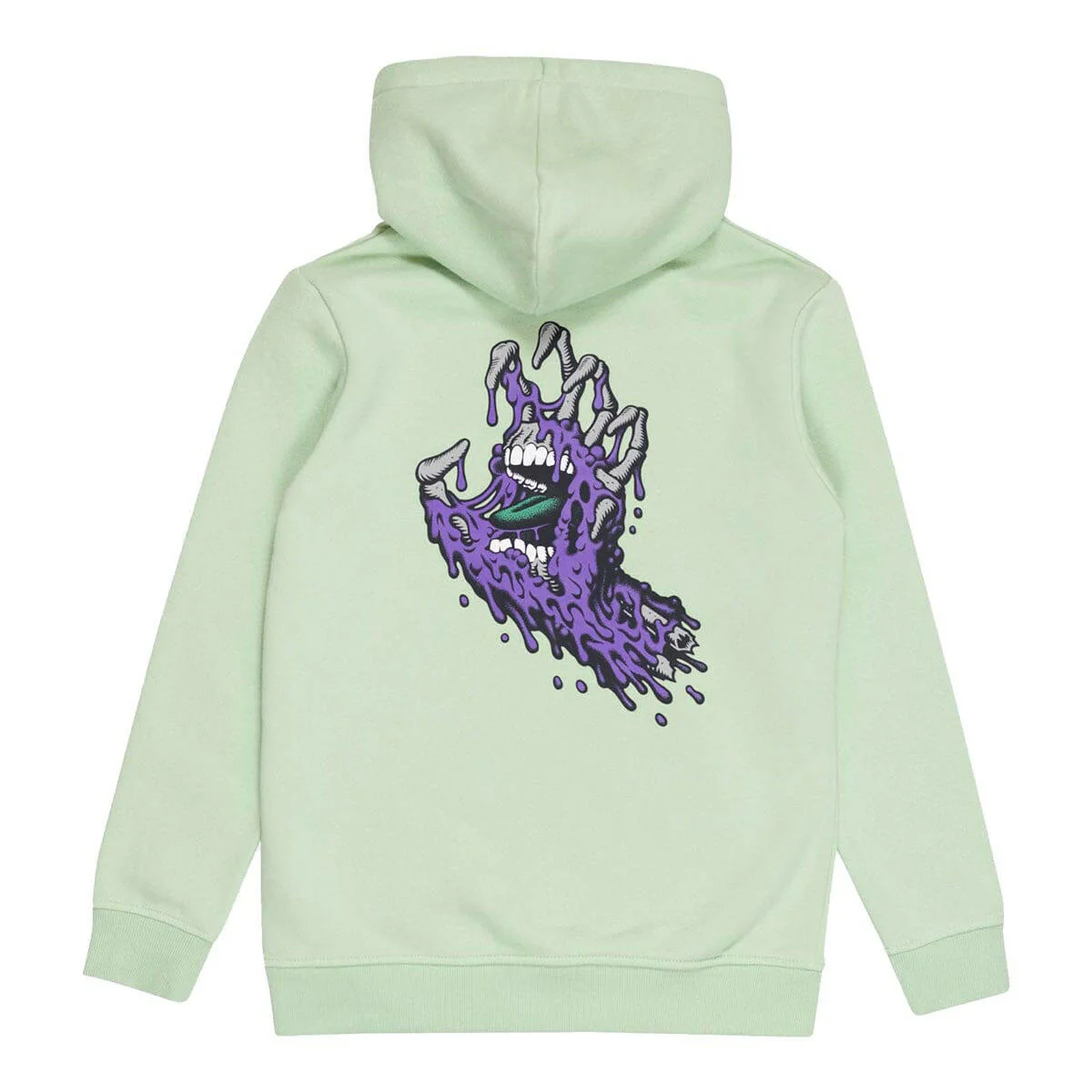 Santa Cruz - Melting Hand Youth Hoodie Sage - Image 2