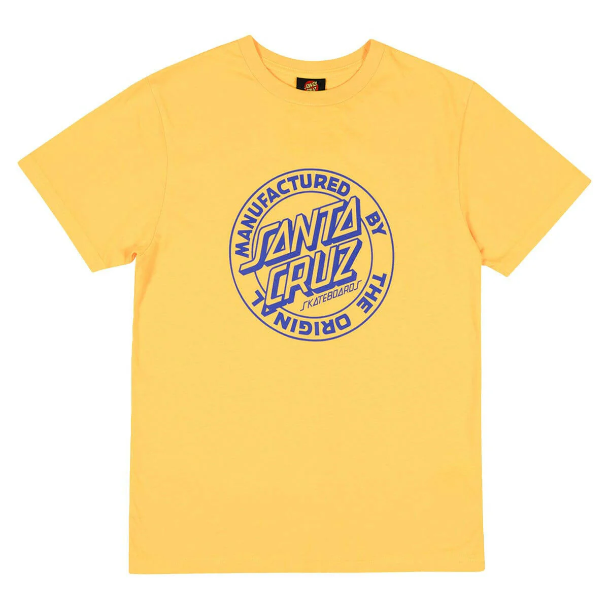 Santa Cruz - MFG Dot Front Youth Tee Yellow