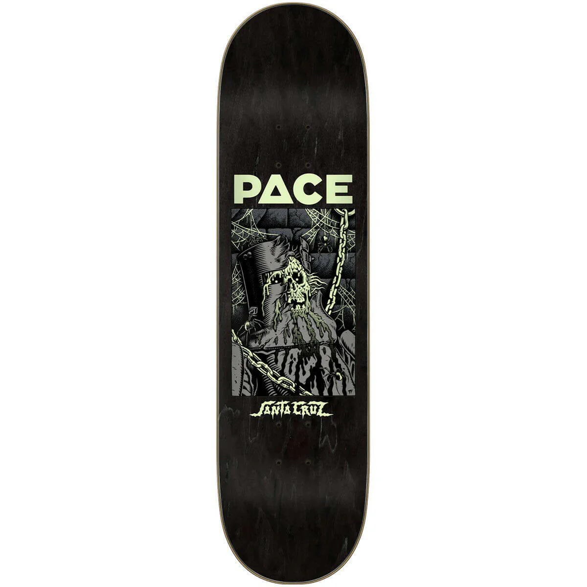 Santa Cruz - Rob Pace Dungeon VX Black 8.25 Skateboard Deck