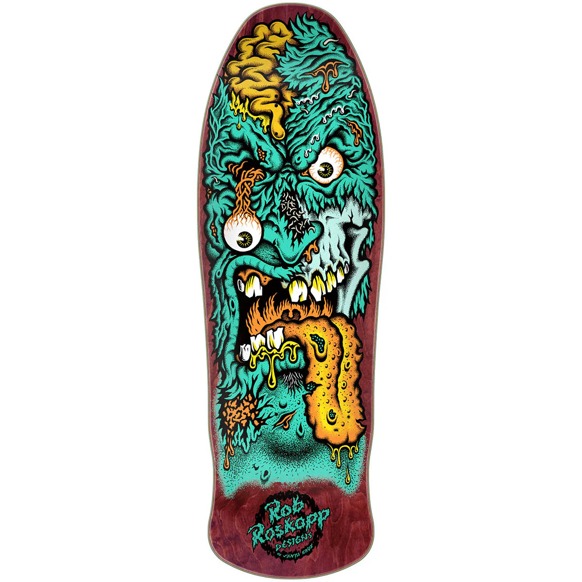 Santa Cruz - Rob Roskopp Face Two 9.9 Reissue Skateboard Deck