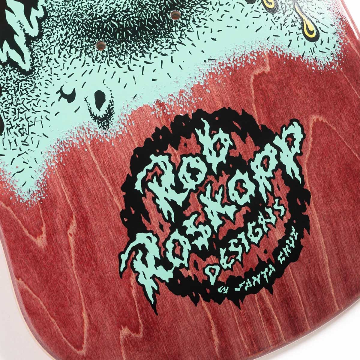 Santa Cruz - Rob Roskopp Face Two 9.9 Reissue Skateboard Deck - Image 4