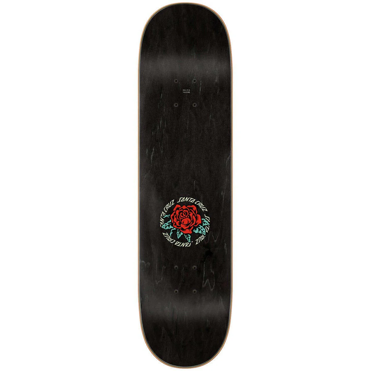Santa Cruz - Rosette Ringed Dot 8.0 Skateboard Deck - Image 2