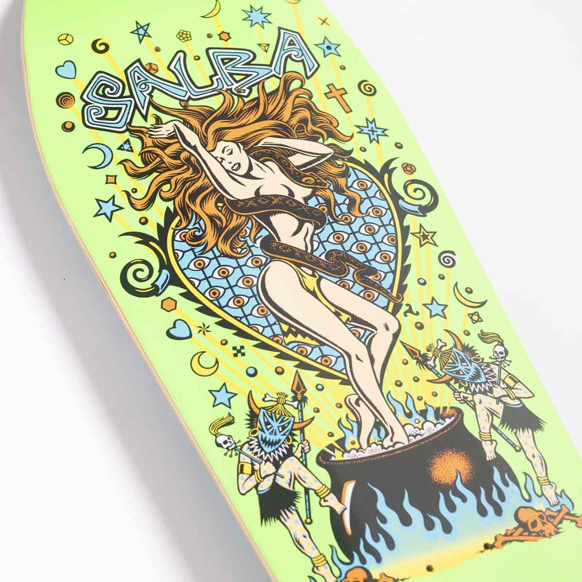 Santa Cruz - Salba Witch Doctor Green 10.4 Reissue Skateboard Deck - Image 3