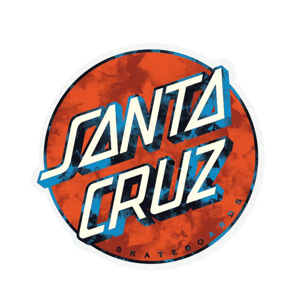 Santa Cruz - Wash Dot 3" Sticker