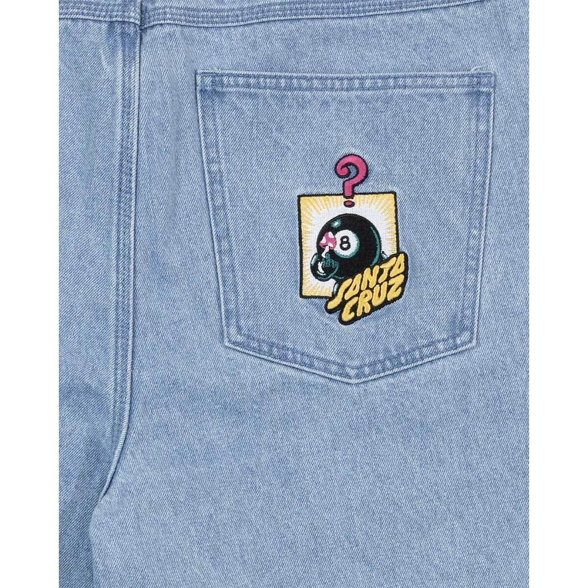 Santa Cruz - Winkowski 8ballr Comic Stack Baggy Jeans Mid Blue - Image 5