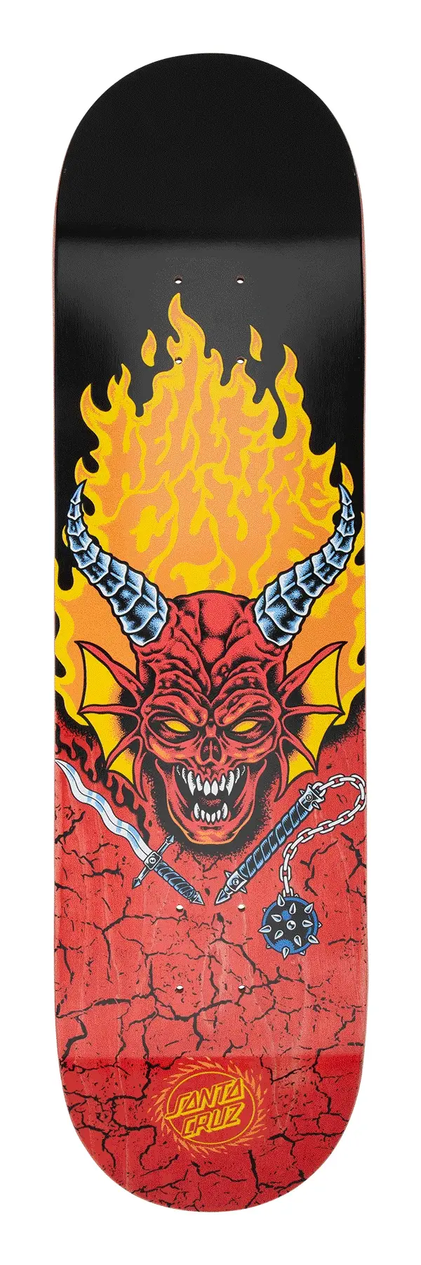 Santa Cruz - Stranger Things Hellfire Club 8.25 Skateboard Deck