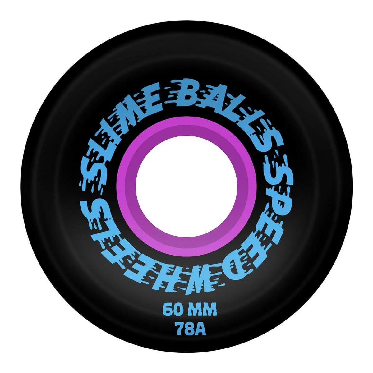 Slime Balls - Brain Busters 3D OG Slime Black 60MM 78A Skateboard Wheels - Image 2