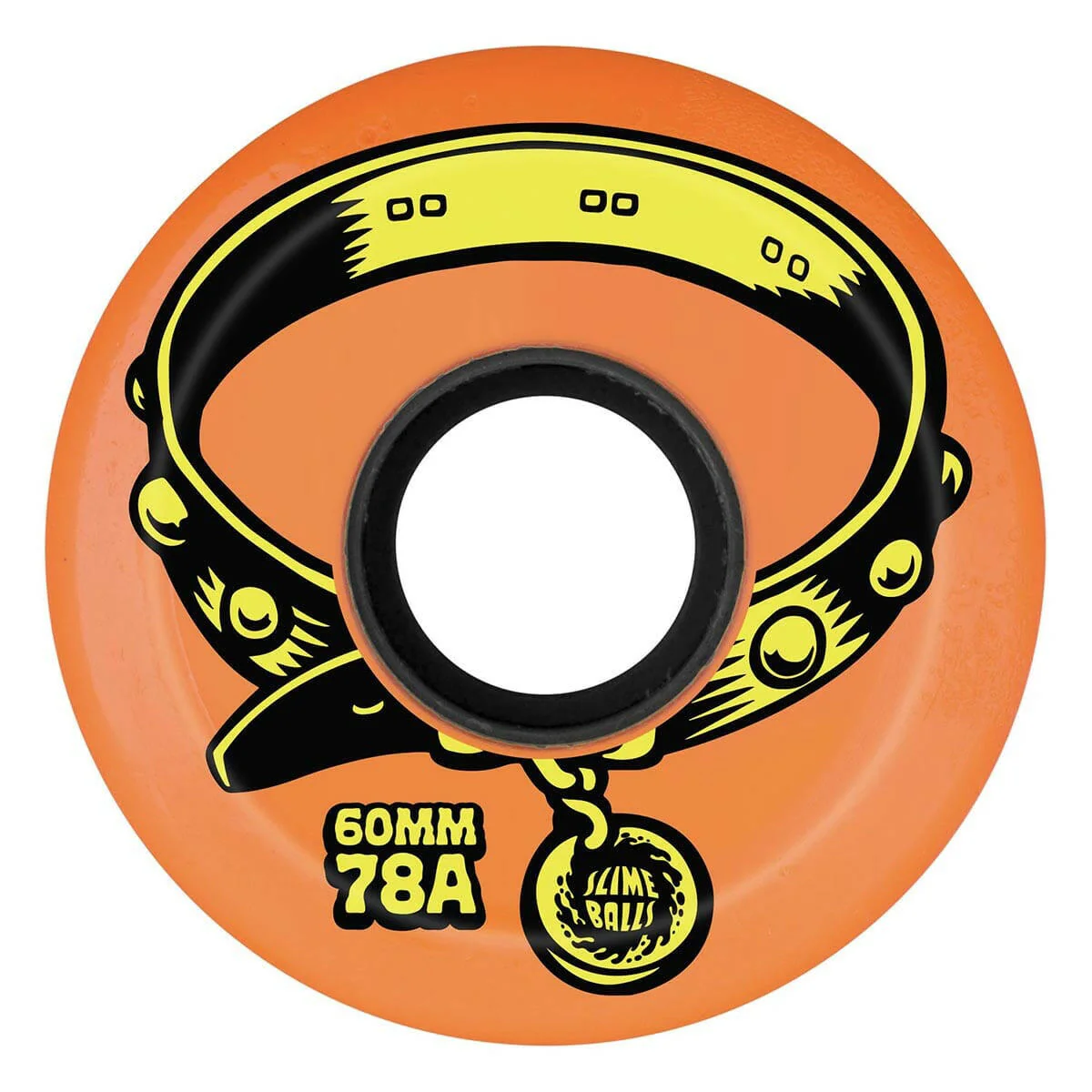 Slime Balls - Eric Dressen Pup Reissue OG Slime Orange 60MM 78A Skateboard Wheels - Image 2