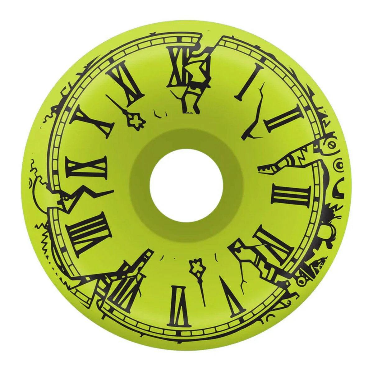 Slime Balls - Grabke Exploding Clock Neon Green 60MM 95A Skateboard Wheels - Image 3