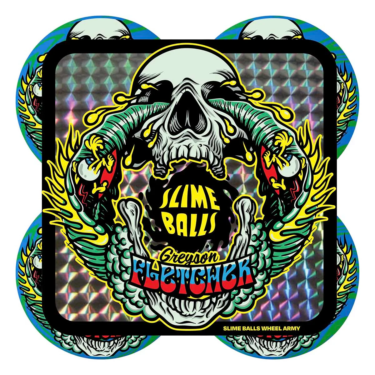 Slime Balls - Greyson Fletcher Vomit Mini 56MM 99A Skateboard Wheels - Image 4