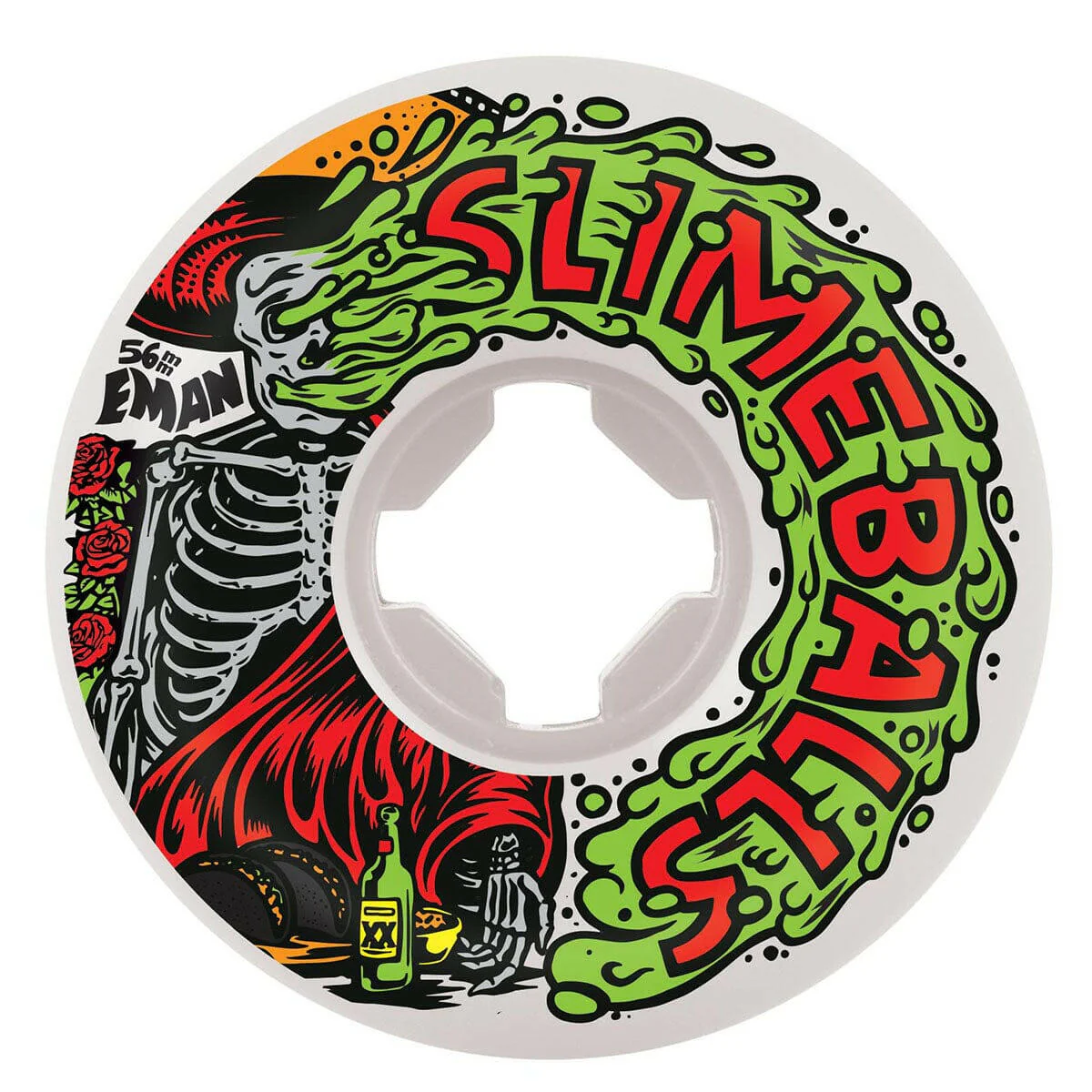 Slime Balls - Guzman Guest Vomit Mini 56MM 97A Skateboard Wheels