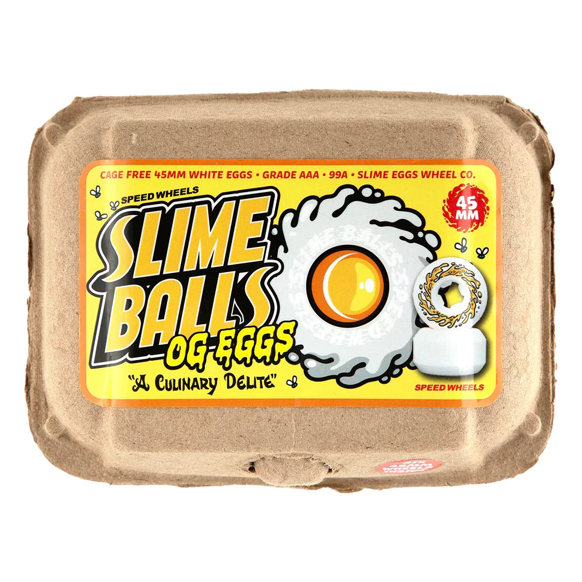Slime Balls - OG Eggs Half Dozen Chubbies 45MM 99A Skateboard Wheels - Image 4