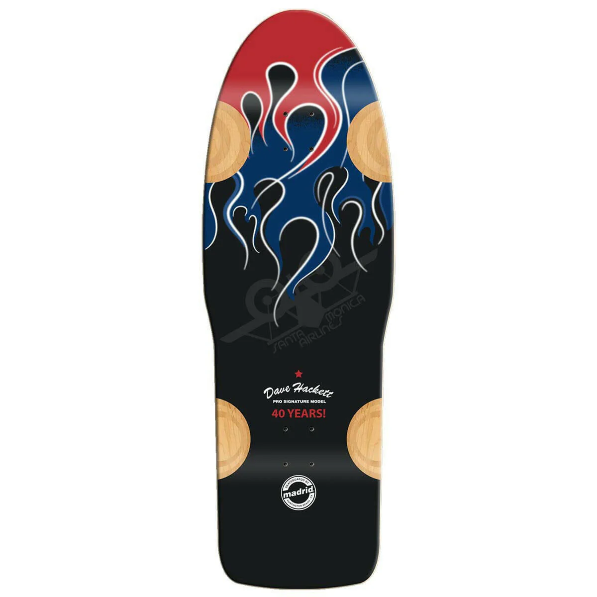 SMA - Dave Hackett Flame 10.875 Skateboard Deck