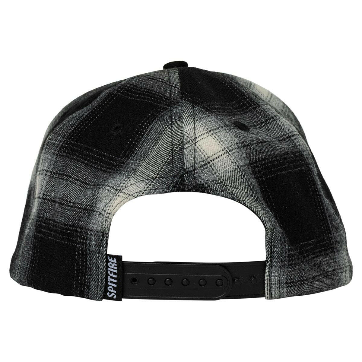 Spitfire - Bighead Fill Snapback Black/White Plaid - Image 2