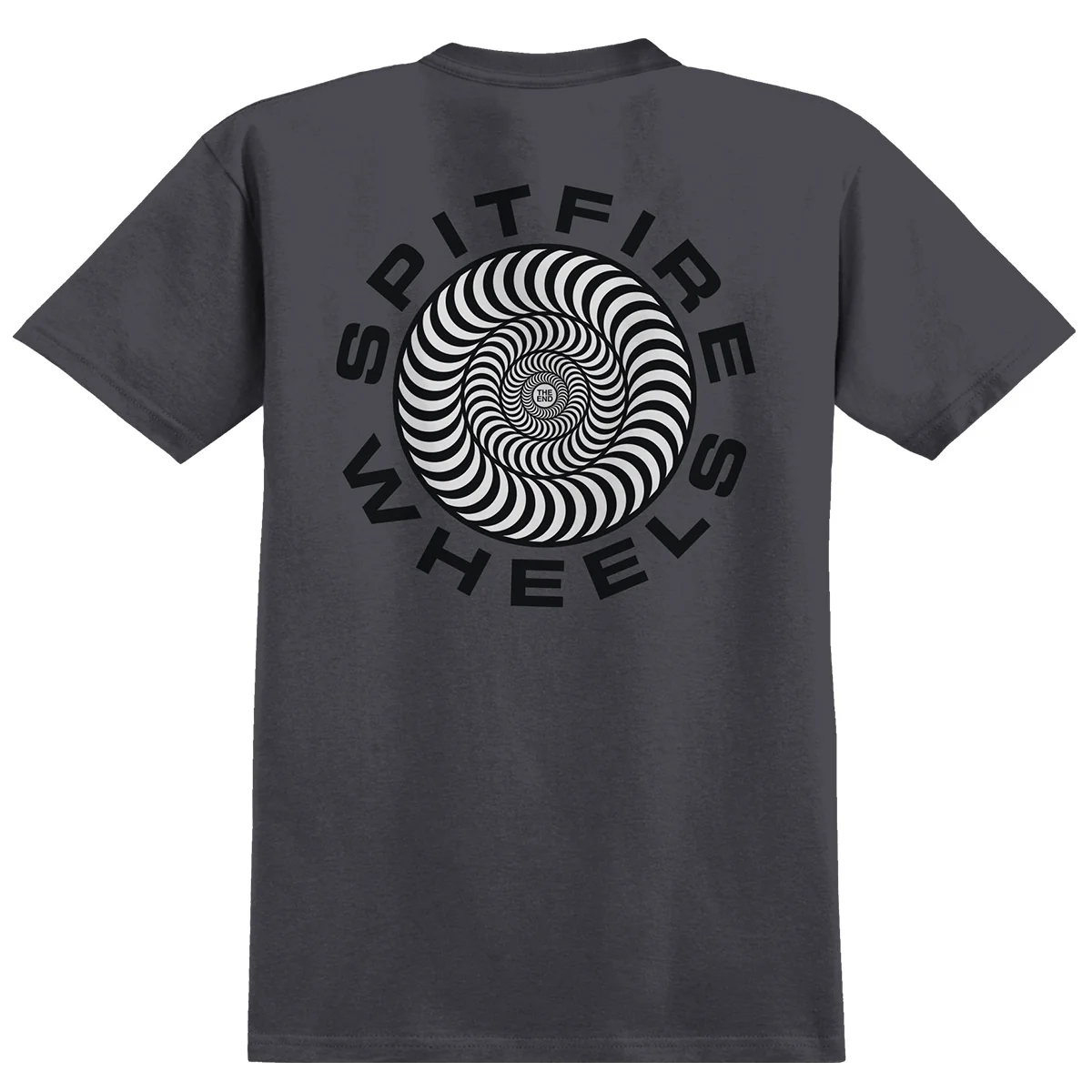 Spitfire - Classic 87 Swirl Fill Youth Tee Charcoal - Image 2