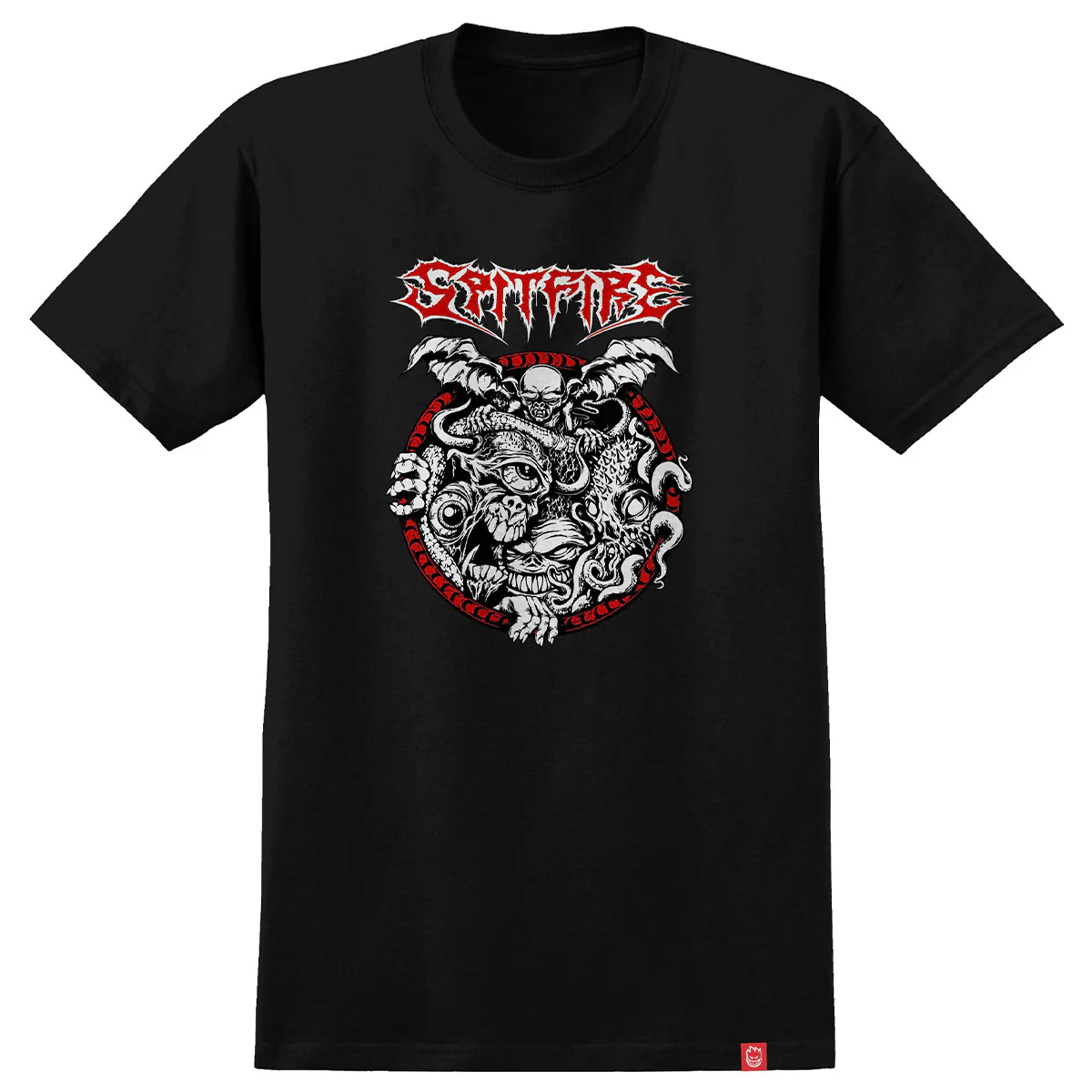 Spitfire - Demon Gate Tee Black