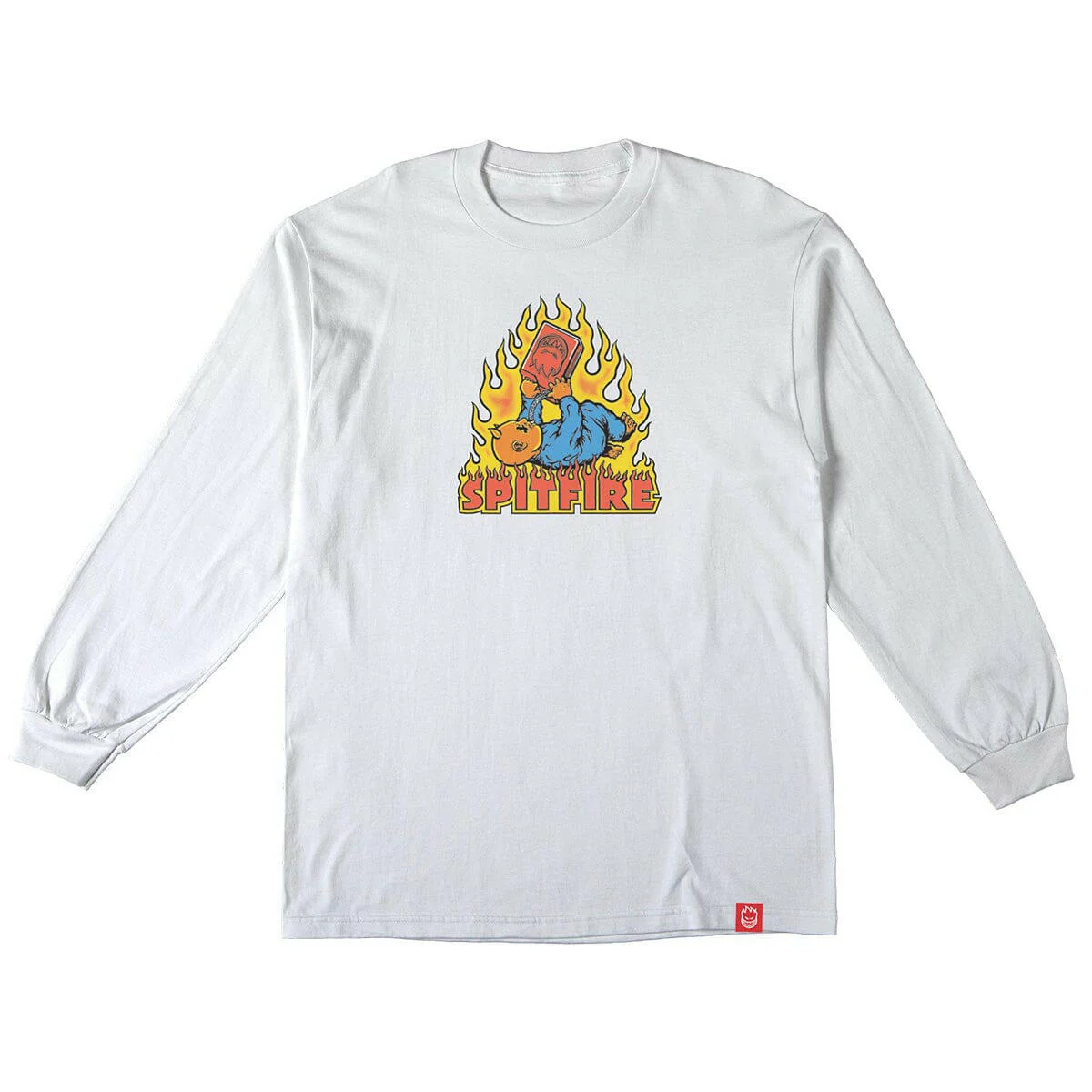 Spitfire - Demonseed L/S Tee White