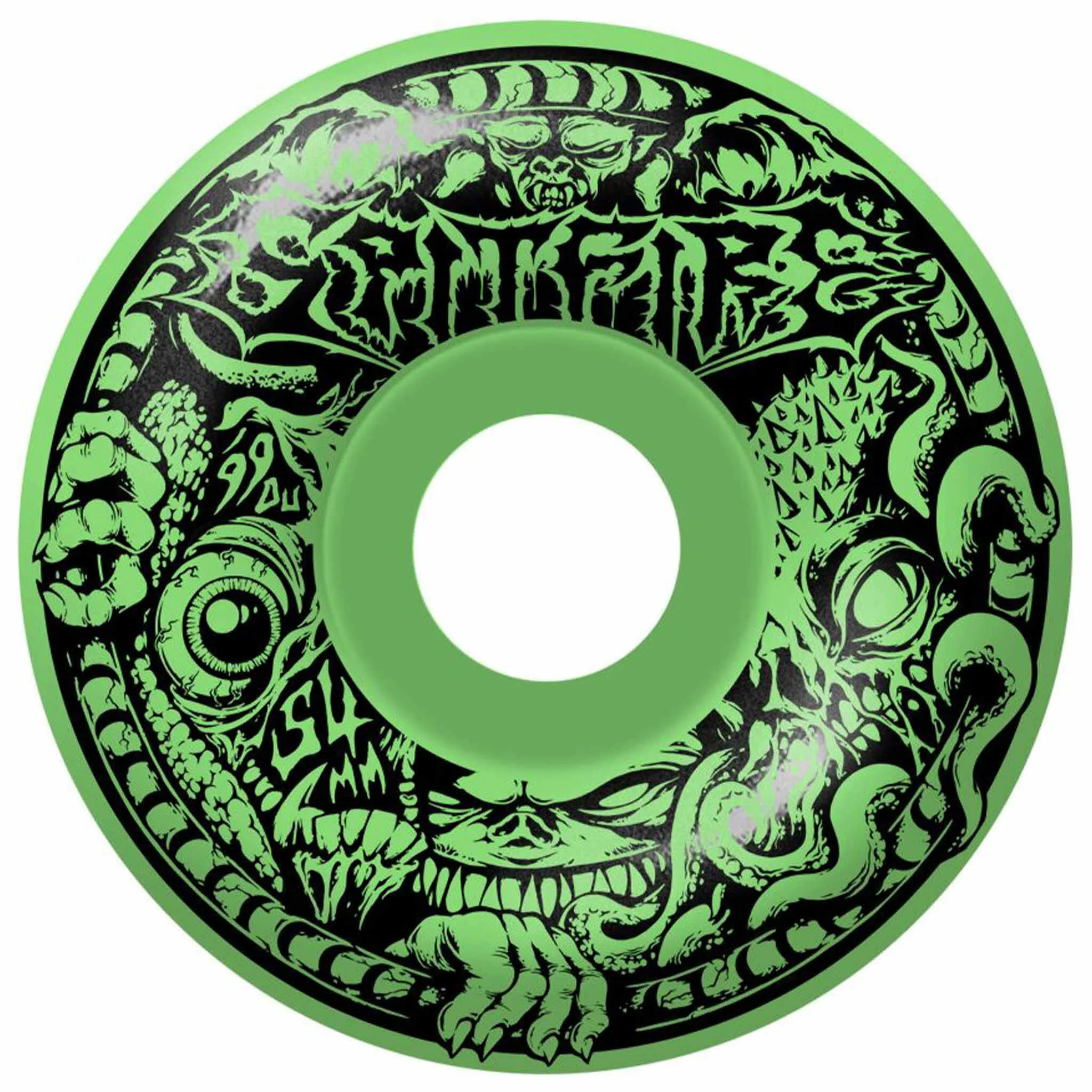 Spitfire - F4 Demon Gate Radial Full 54MM 99A Skateboard Wheels