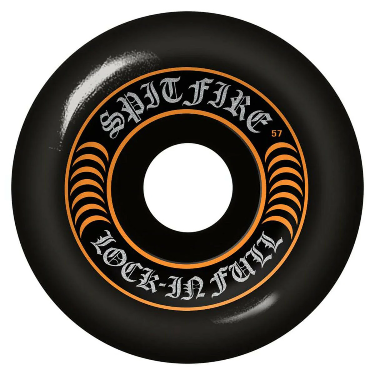 Spitfire - F4 Lock In Full Black 57MM 99A Skateboard Wheels