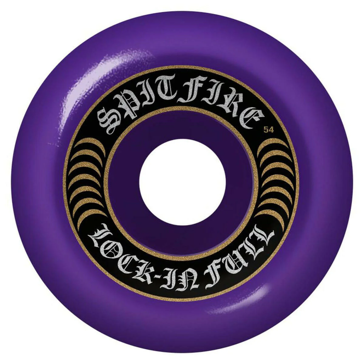 Spitfire - F4 Lock In Full Purple 54MM 99A Skateboard Wheels