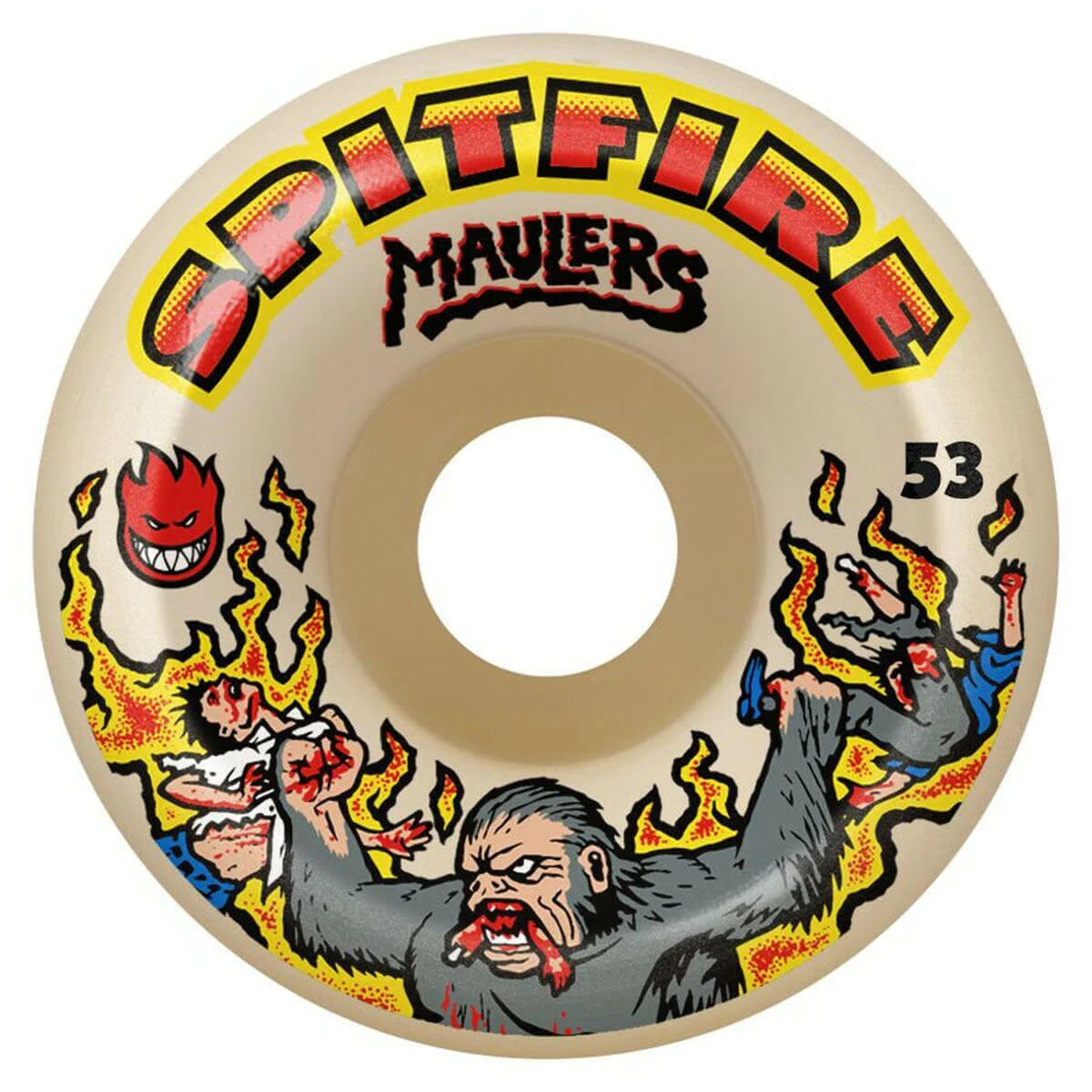 Spitfire - F4 Maulers Conical Full 53MM 99A Skateboard Wheels